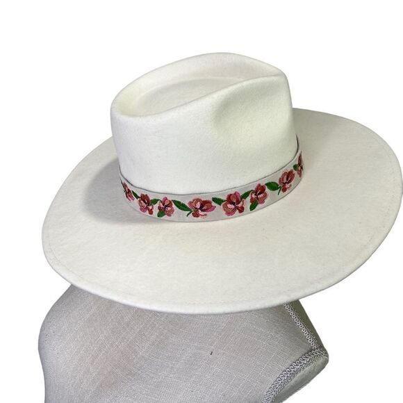 NEW Wyeth x Frida Kahlo Rafaela Crema Hat Wool OS - Picture 5 of 14